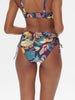 High-waist bikini brief - Seaside Blue Print