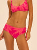 High-waist bikini brief - Bright Rose Print