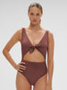 Wireless One-Piece - Lurex Dark Purple