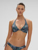 Underwired triangle bra - Jungle Night Print