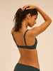 Push-up bikini top - Tropical Green