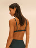 Wireless bikini triangle - Tropical Green
