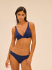 Underwired triangle bikini bra - Midnight