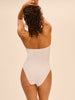 Wireless bandeau one-piece - White