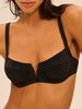 Half cup bra - Black