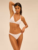 Wireless bikini triangle - White