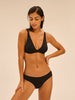 Underwired triangle bikini - Black