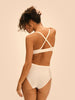 Soft cup triangle bra - Natural