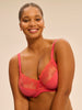 Full cup support bra - Coralia Red