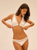 Soft cup triangle bra - Natural