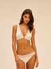 Soft cup triangle bra - Natural