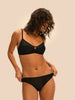 Soft cup triangle bra - Black