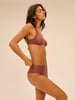 High-waist brief - Mulberry