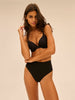 High waist shaper thong - Black