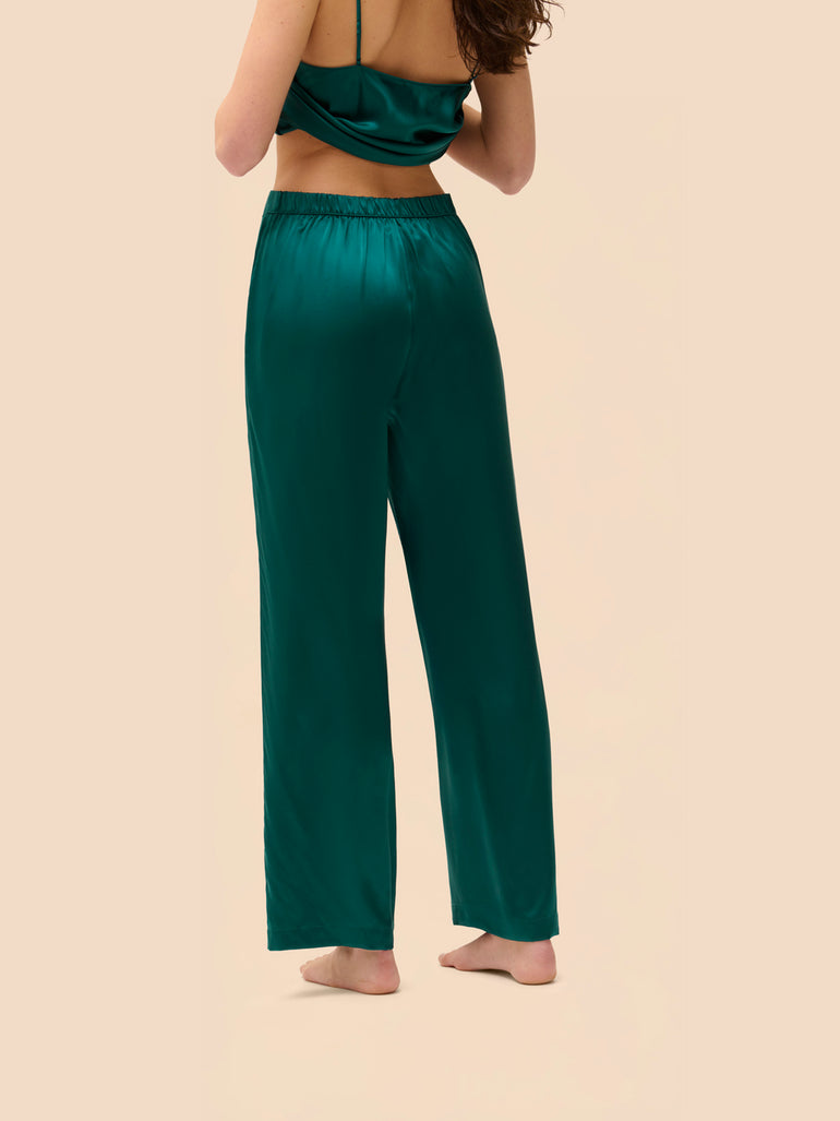 Night pants - Emerald green