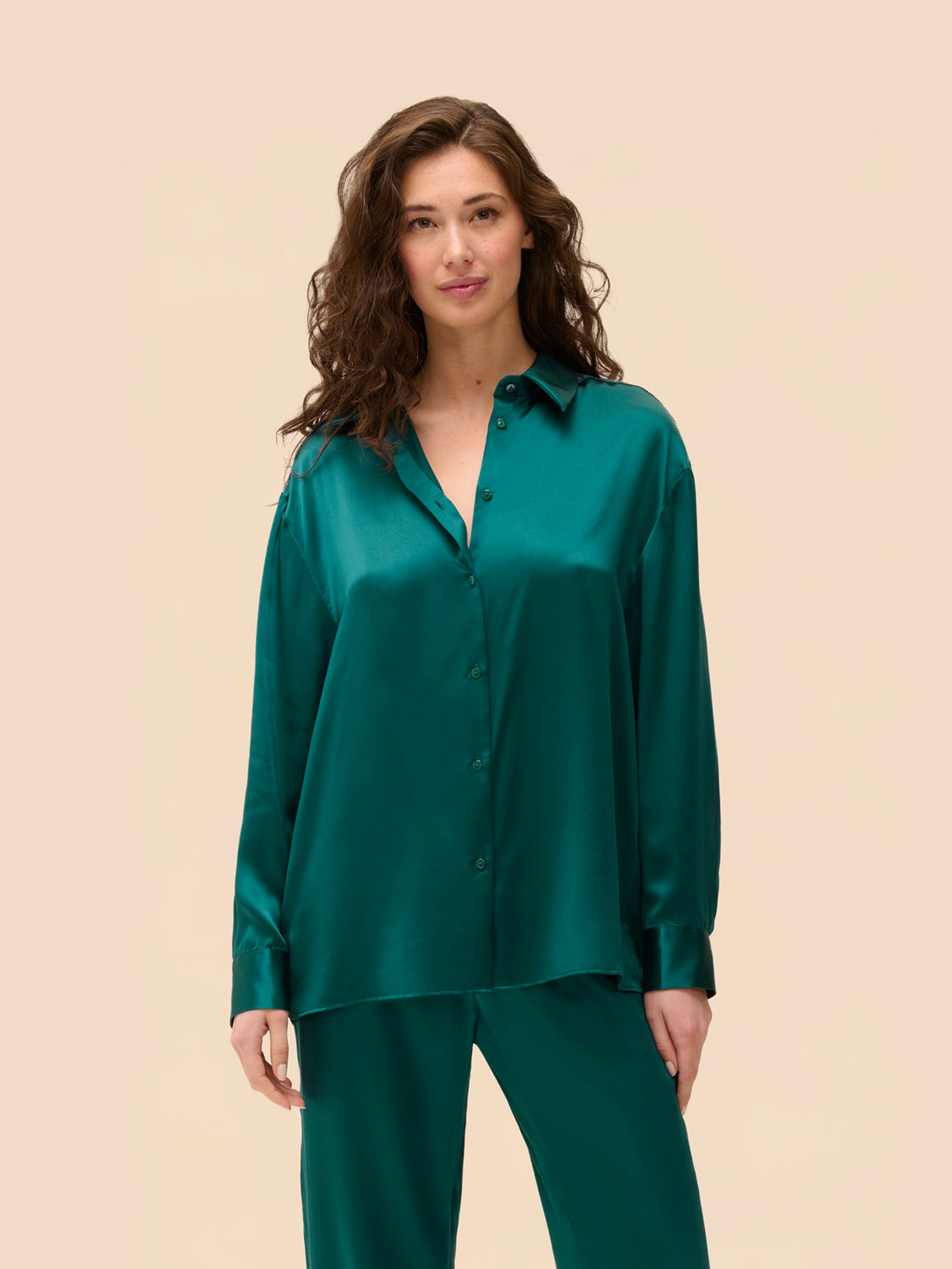 Shirt Emerald green – Simone Pérèle International