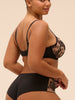 Squared neckline full cup bra - Light Tatoo