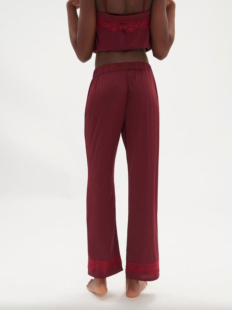 Night pants - Spinel Red