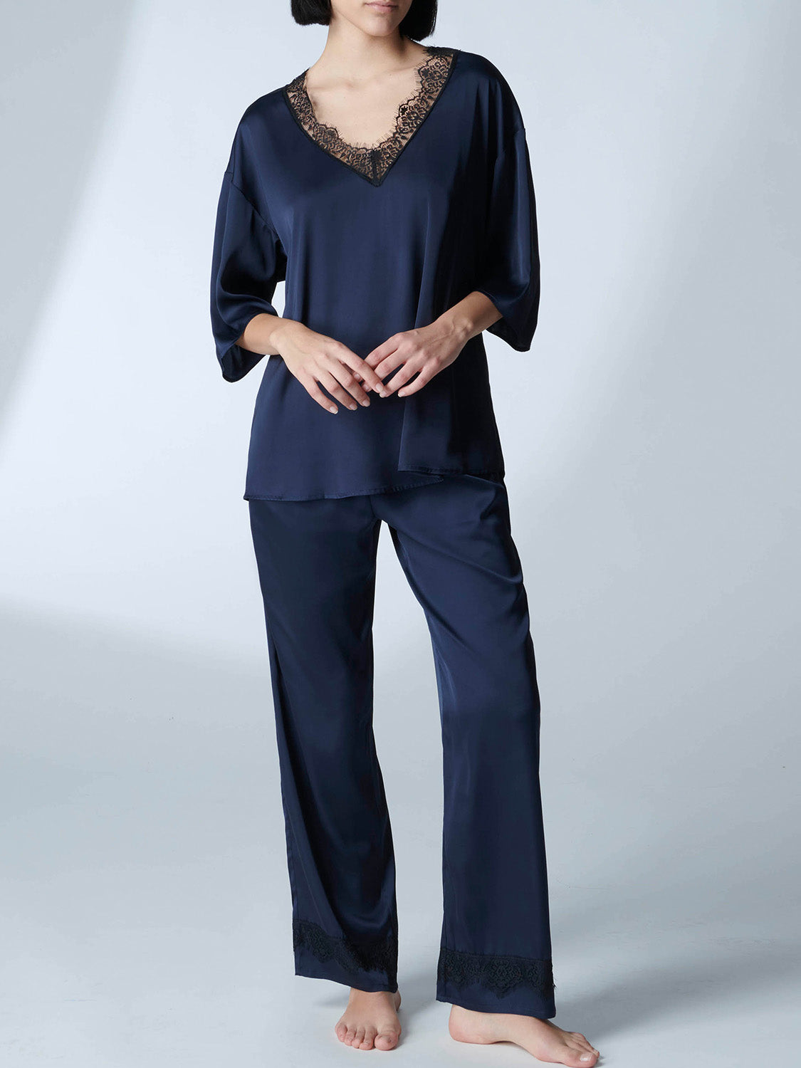 Satin Secrets Pant - Full Moon
