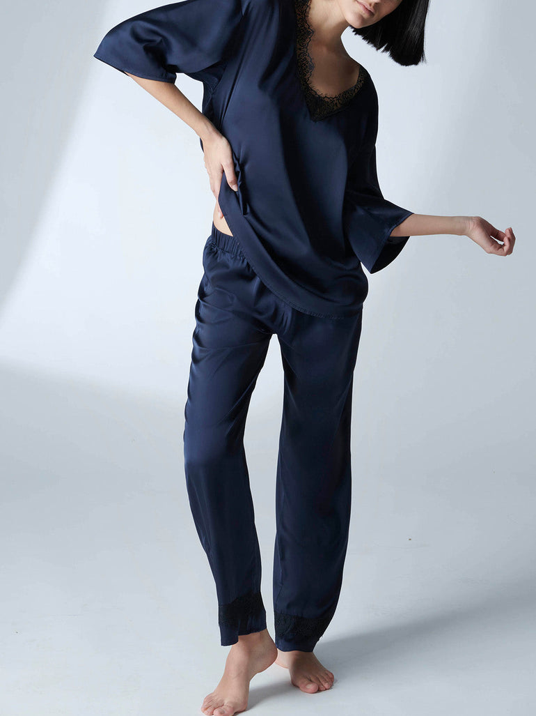 Satin Secrets Pant - Full Moon