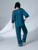 Short Sleeve Top - Cyan Blue