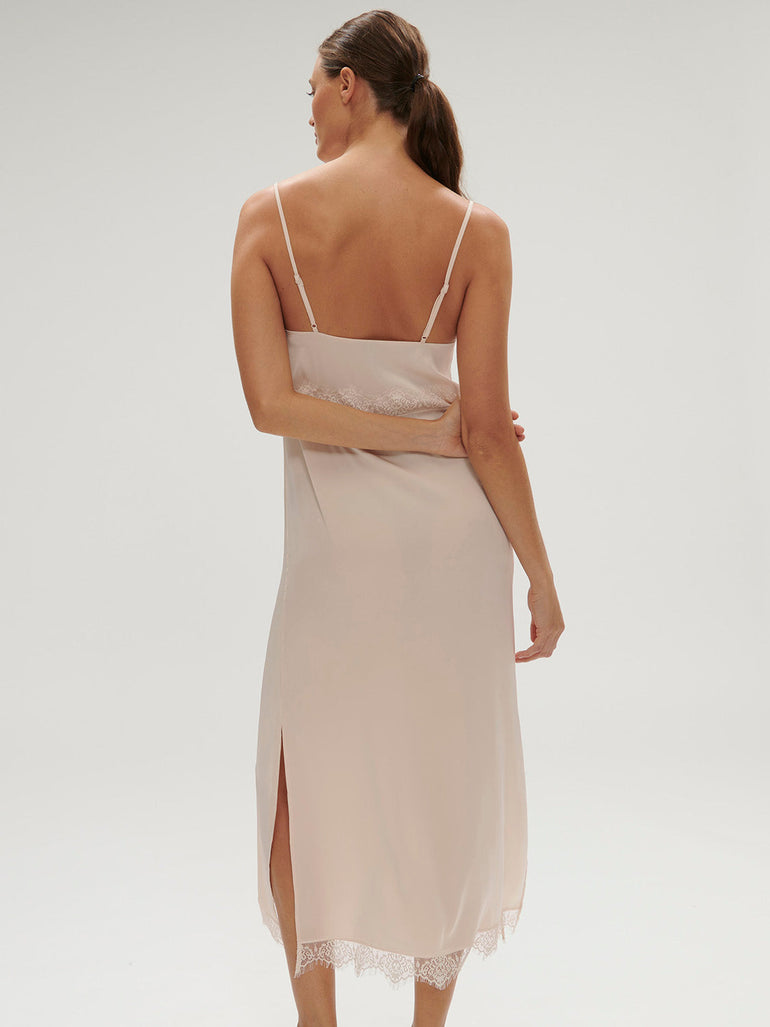Long Nightdress - Sakura pink