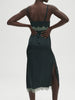 Satin Secrets Long Nightdress - Kolsaï Green