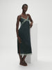 Satin Secrets Long Nightdress - Kolsaï Green