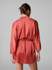 Satin Secrets Kimono - Quartz Pink