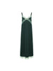 Satin Secrets Long Nightdress - Kolsaï Green