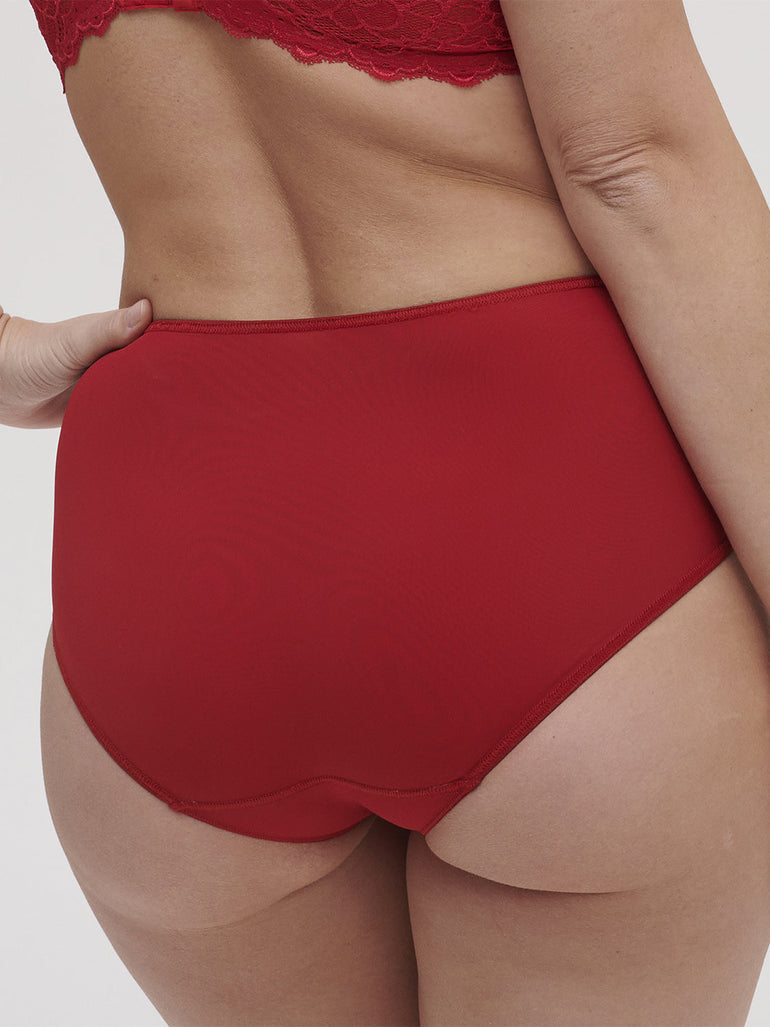 Caresse Retro Brief - Tango Red