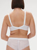 Plunging underwired bra - Cristal White