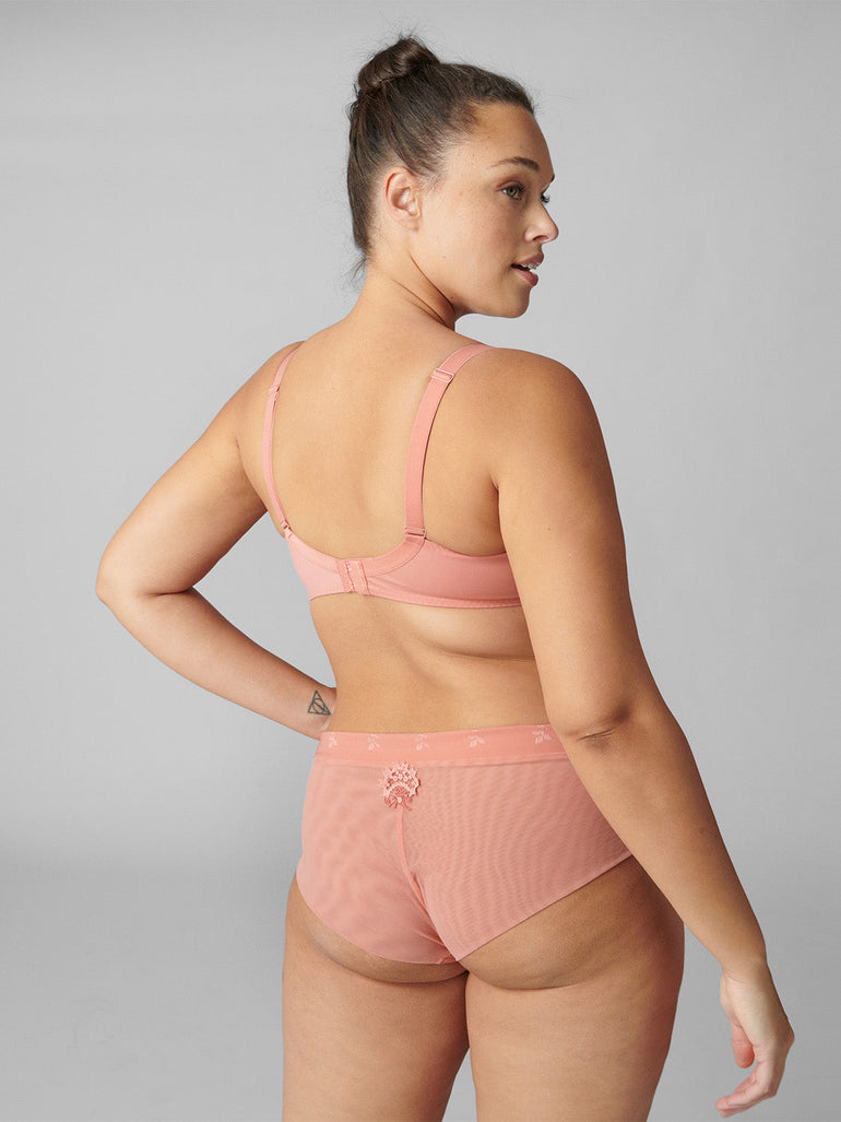 Wish Full Coverage Plunge - Ginger Pink