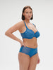 Moulded underwired bra - Myosotis Blue