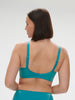 Plunging underwired bra - Atoll Blue