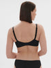 Squared neckline spacer bra - Gem Black