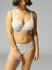 Reflet Full Coverage Plunge - White