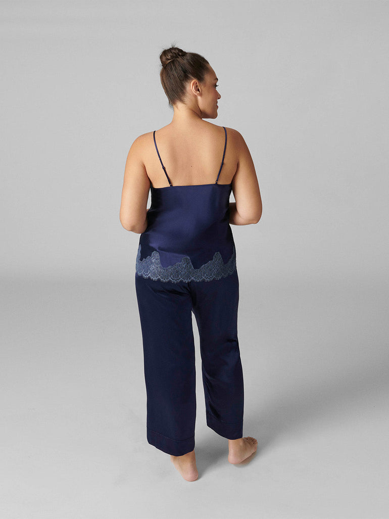 Nocturne Silk Top - Midnight