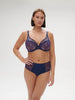 Plunging underwired bra - Midnight