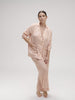 Caprice Long Sleeve Top - Peach Nights