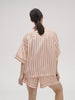 Caprice Short Sleeve Top  - Peach Nights