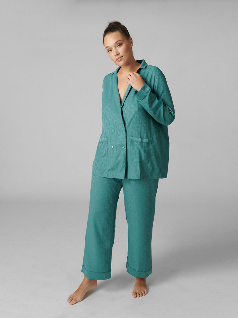 Caprice Short Sleeve Top  - Boreal Green