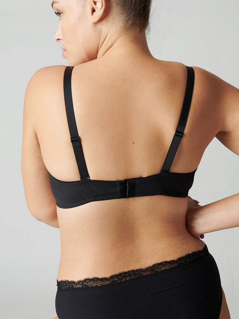 Exotica Full Coverage Plunge - Black