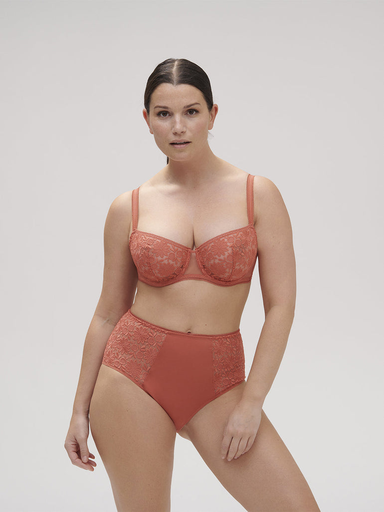 Amazone Sheer Demi - Texas Pink