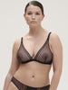 Olympe Triangle Bralette - Black
