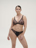 Olympe Triangle Bralette - Black