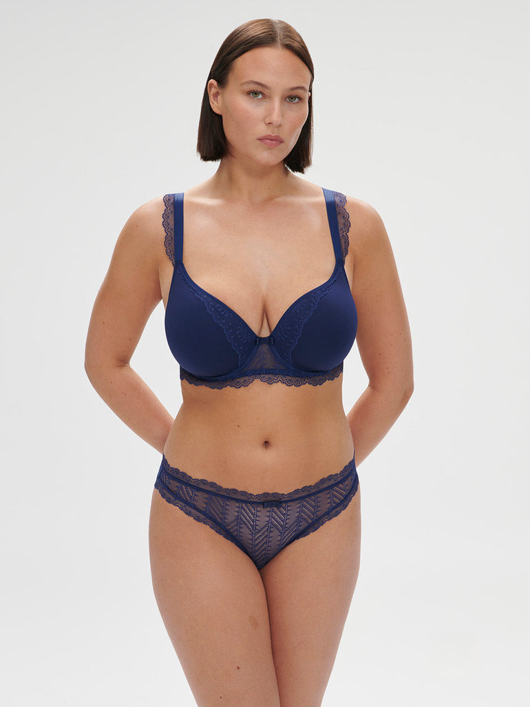 Spacer plunge bra - Midnight