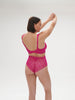 High-waist brief - Hibiscus Pink