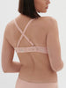 Underwired triangle bra - Ballet Pink