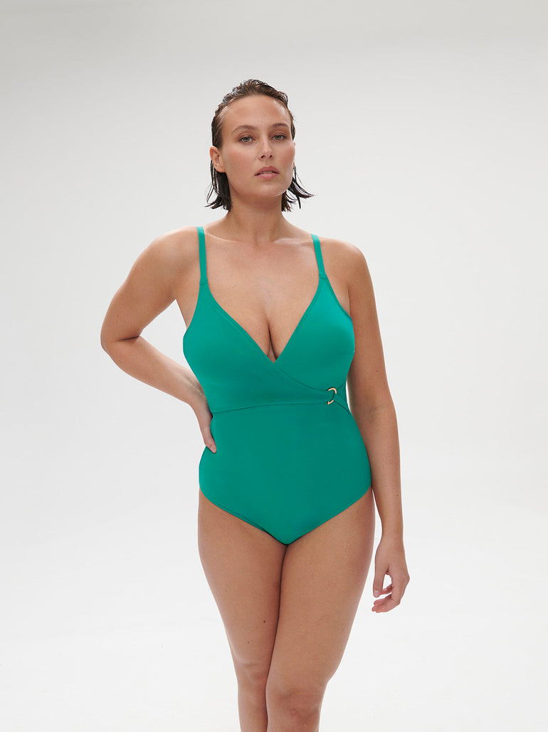 Wireless Molded One-Piece - Waterfall Green